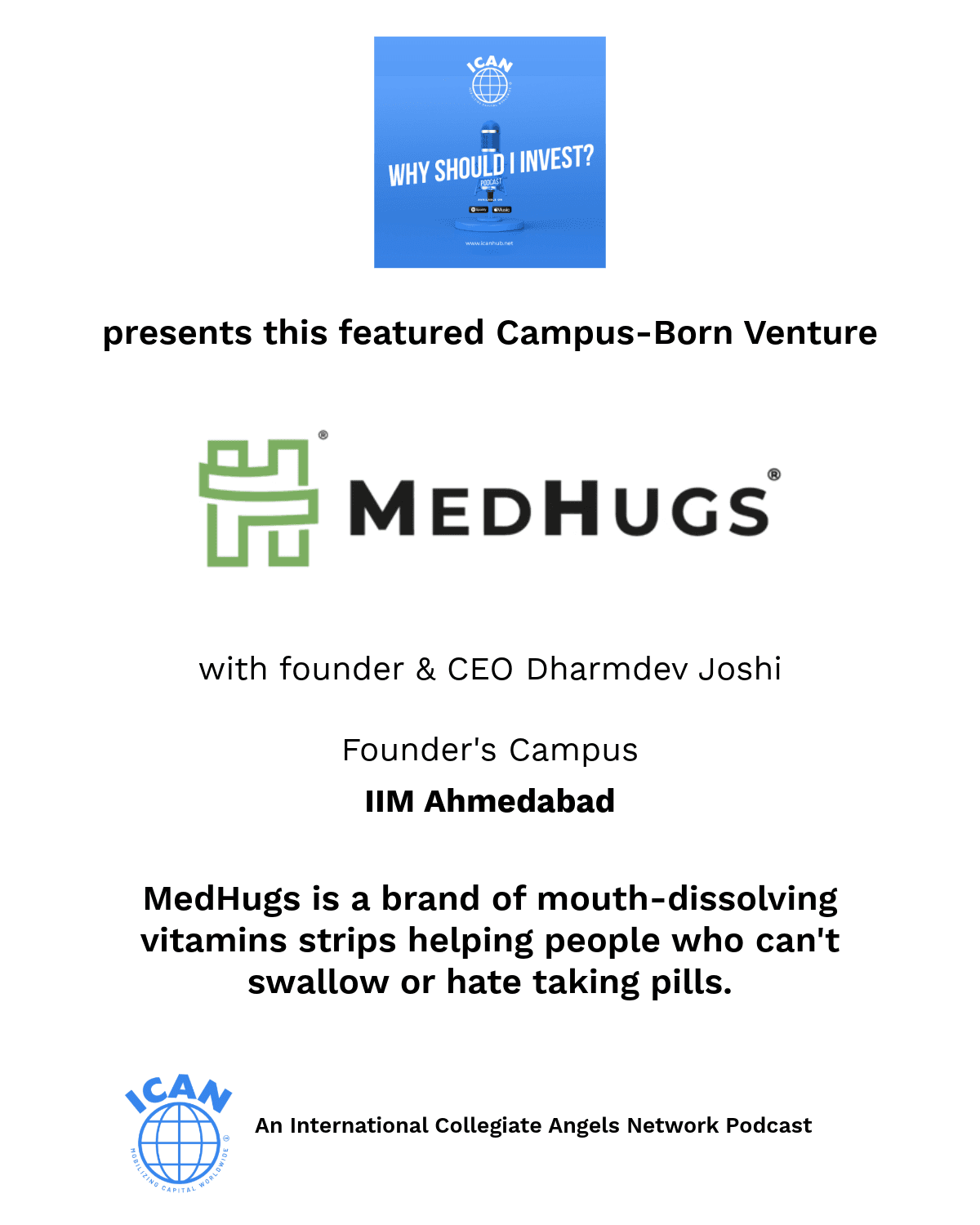 Why Should I Invest? episode with Dharmdev Joshi of MedHugs